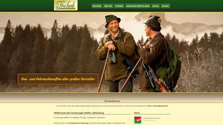 Website Fischak Jagd Waffen