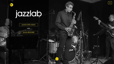 Webdesign jazzlab Band